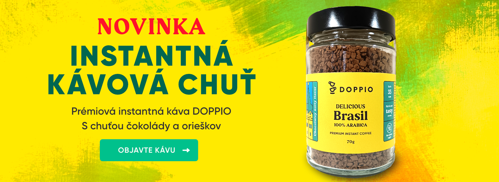 PrémiováInstantná káva Brazília 70g